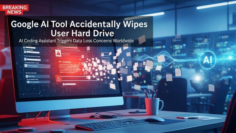 Google AI Tool Accidentally Wipes User Hard Drive